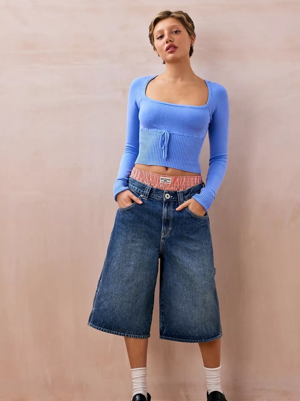 Urban Outfitters Kimchi Blue Knit Cropped Edison Ribbed Sweater - Picture 14 of 14